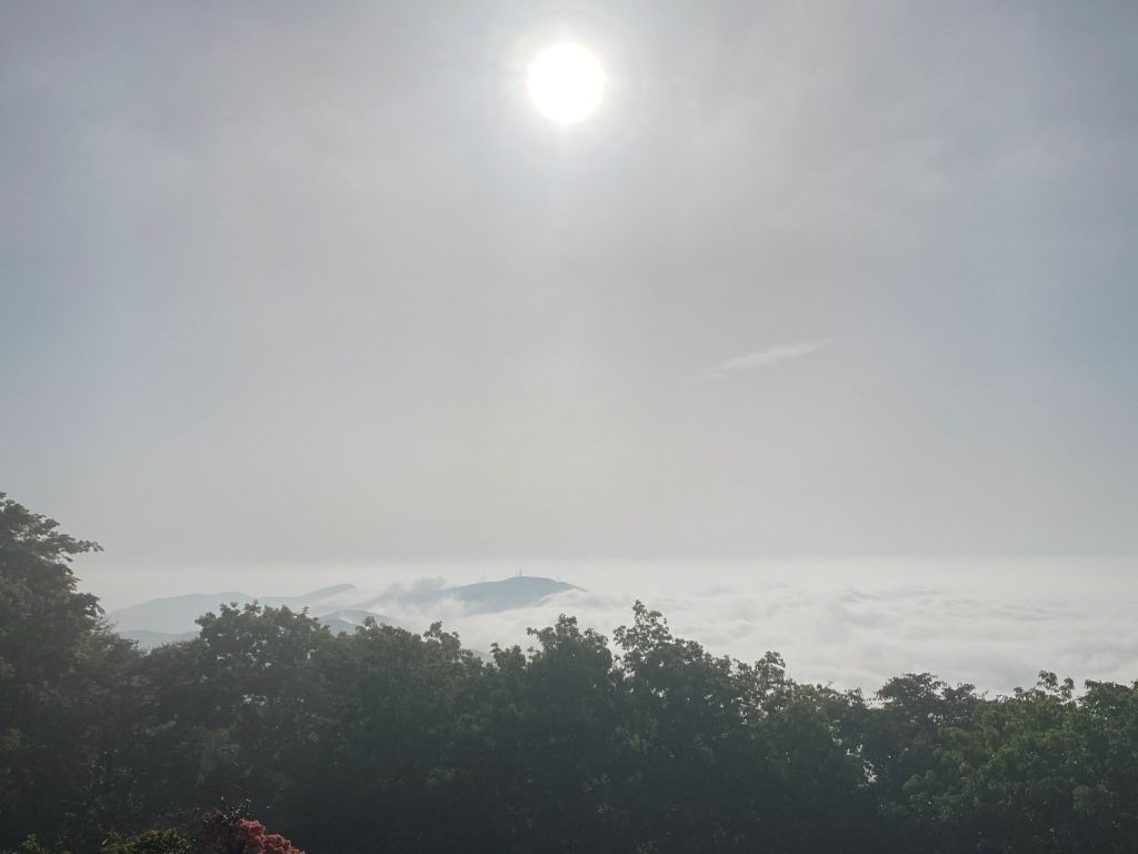 宝篋山　頂上から見た景色